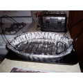 Desechable ovalado Hoja de Aluminio Profundo Pan de Asar en microondas